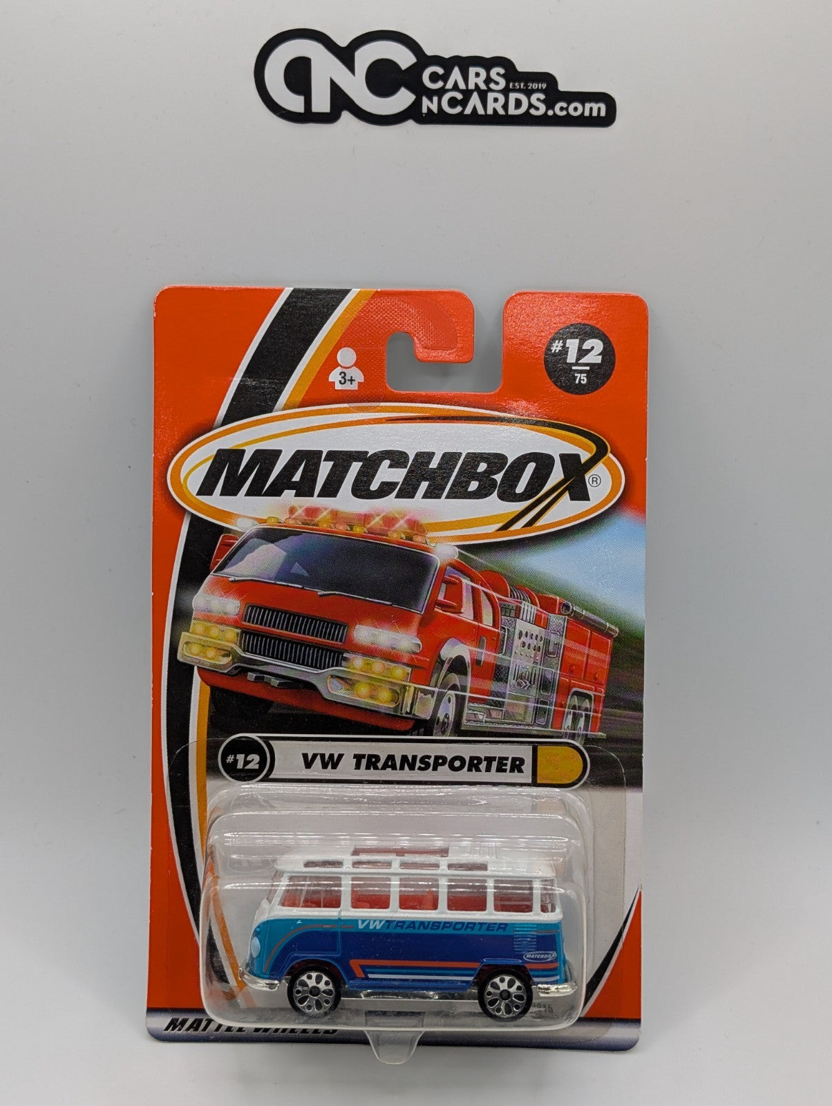 2001 Matchbox Volkswagen VW Transporter 12/75