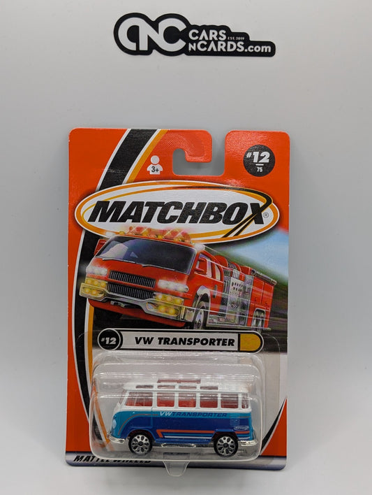 2001 Matchbox Volkswagen VW Transporter 12/75