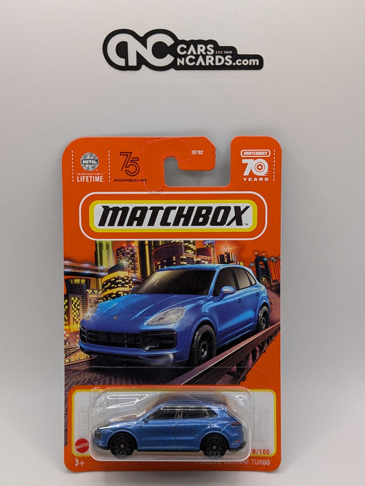Matchbox Porsche Cayenne Turbo Blue 78/100