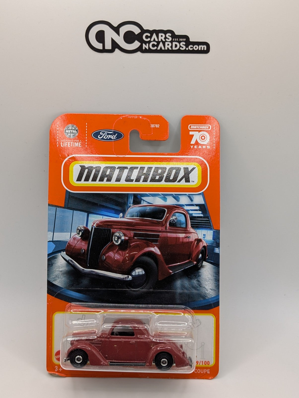 Matchbox 1936 Ford Coupe Red 19/100