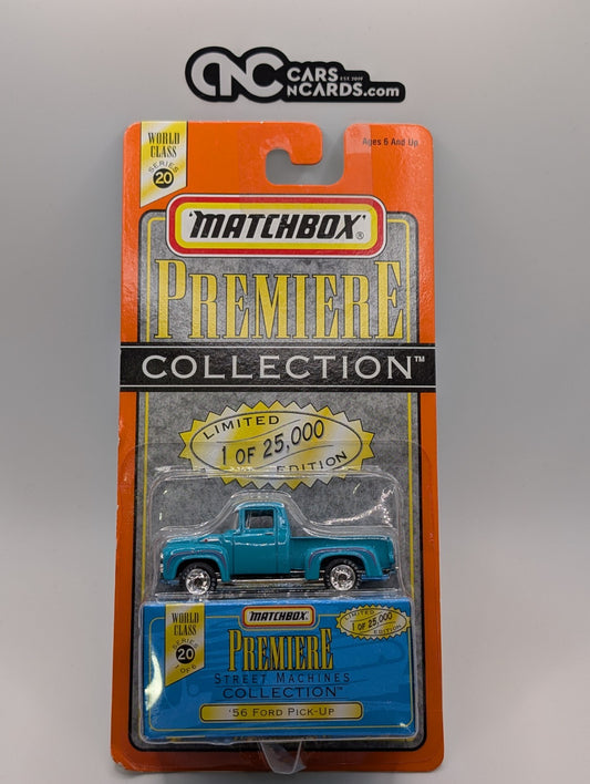 Matchbox Premiere Collection '56 Ford Pickup Blue (Soft Corners)