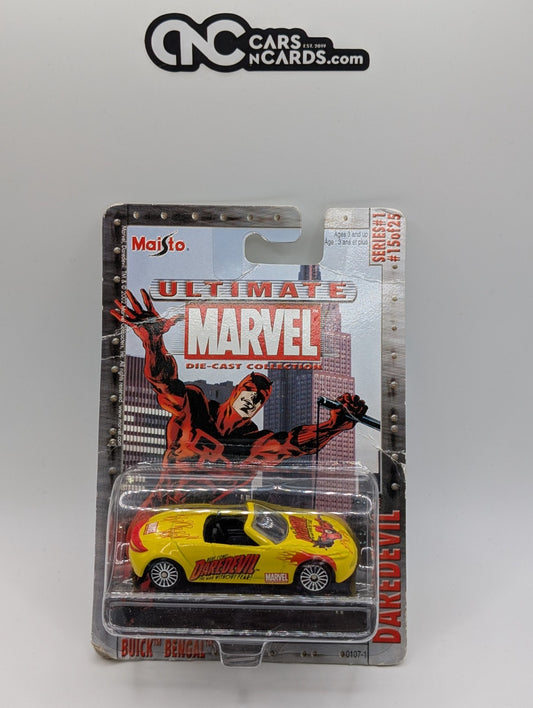 2002 Maisto Marvel Daredevil Buick Bengal Series 1 #15 (Card Damage)