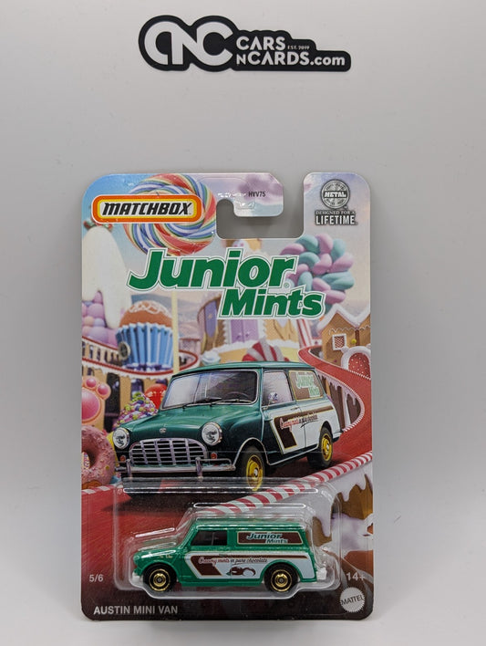 Matchbox Junior Mints 5/6 Austin Mini Van