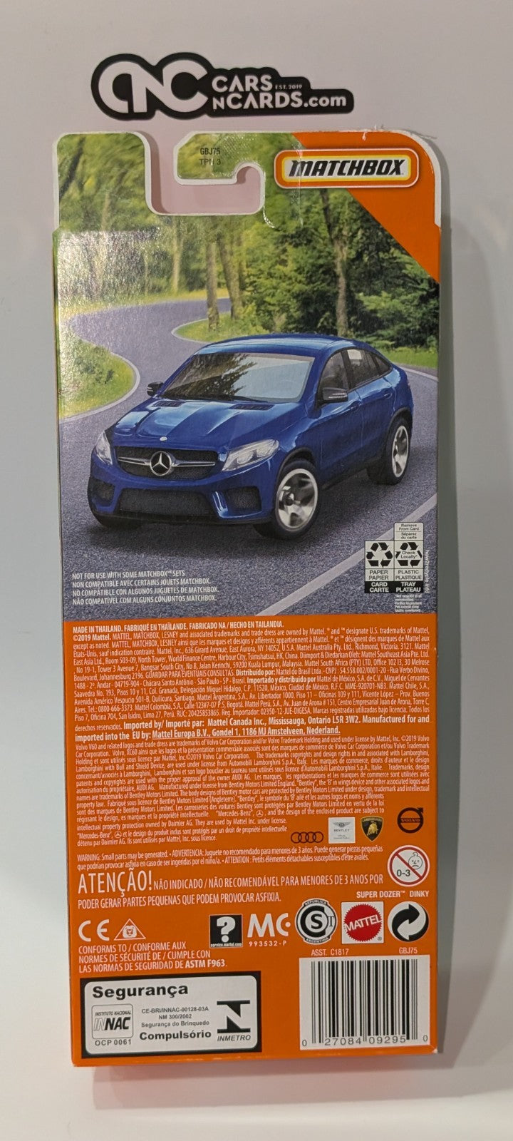 Matchbox Auto Bahn Express 5 Pack Mercedes Lamborghini Bentley Audi Volvo