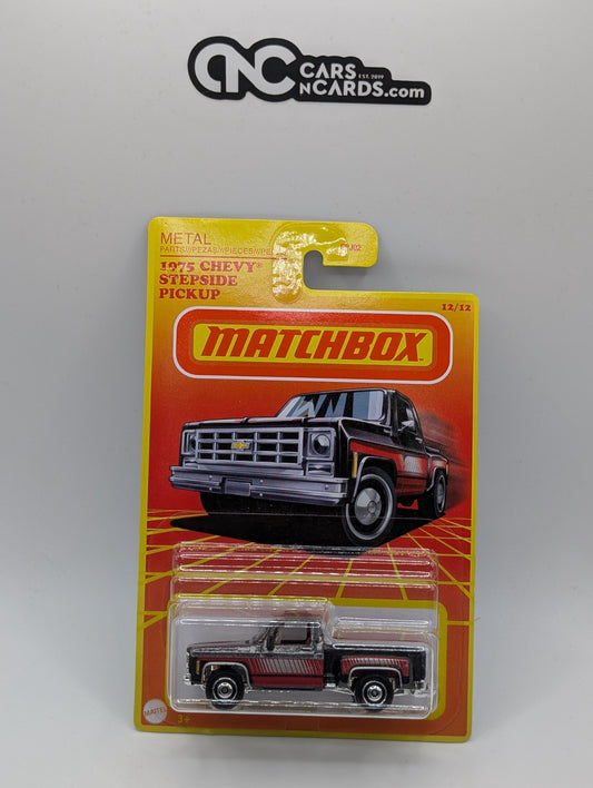 Matchbox 1975 Stepside Pickup Black 12/12