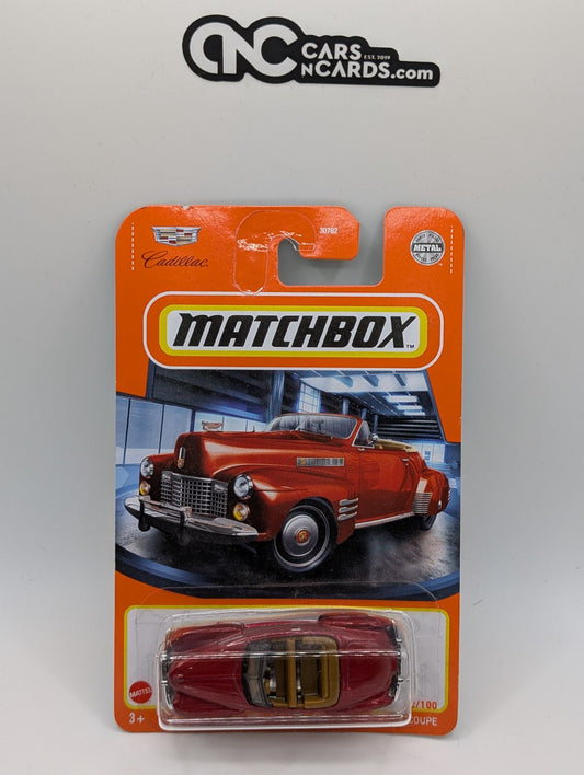 Matchbox 1941 Cadillac Series 62 Convertible Coupe ERROR (Rough Edges)
