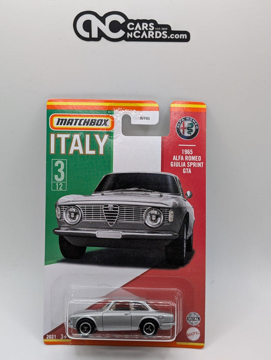 Matchbox Italy 3/12 1965 Alfa Romeo Giulia Spring GTA