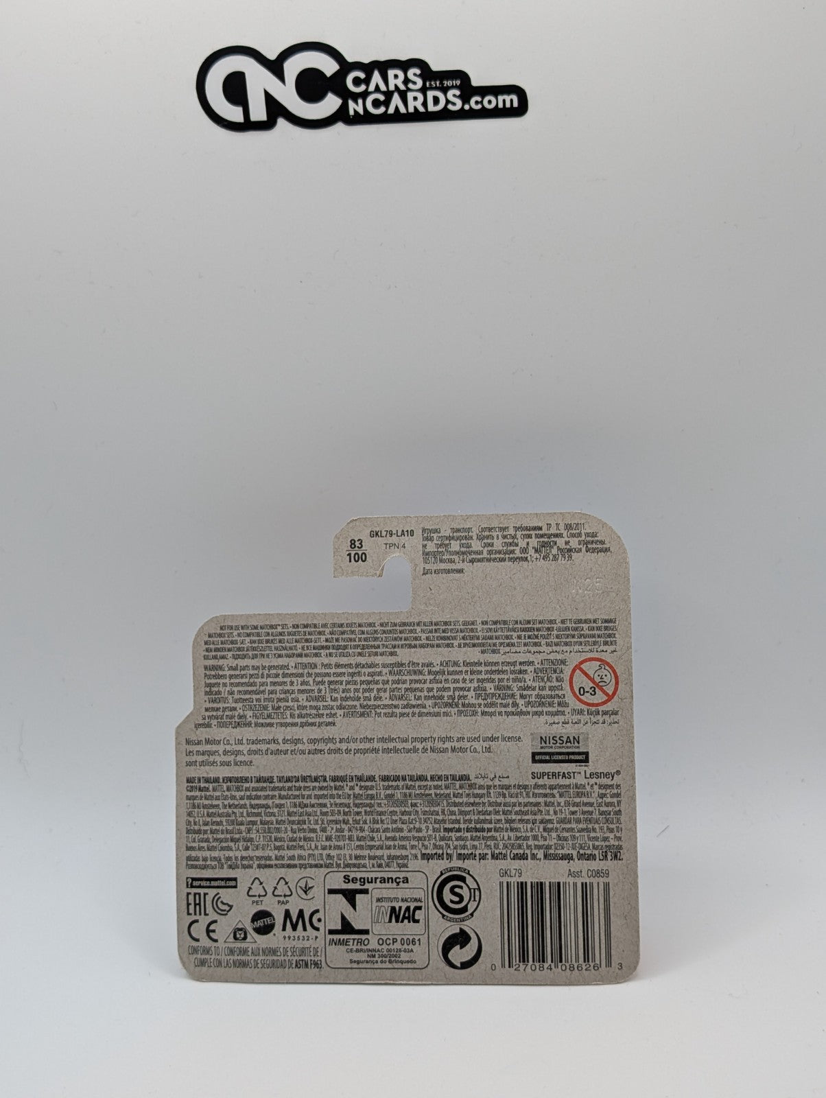 Matchbox MBX Coastal Nissan NV Van 83/100 (Card Damage)