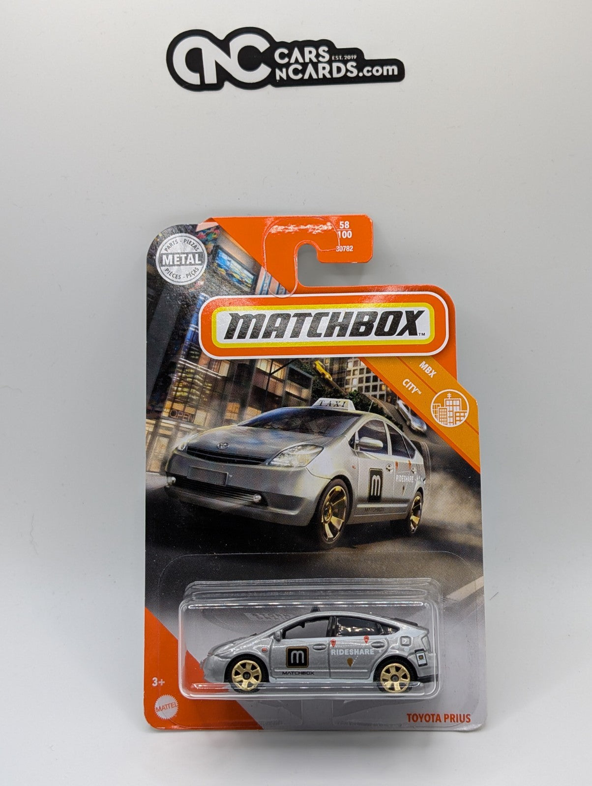 Matchbox MBX City Toyota Prius Rideshare 58/100