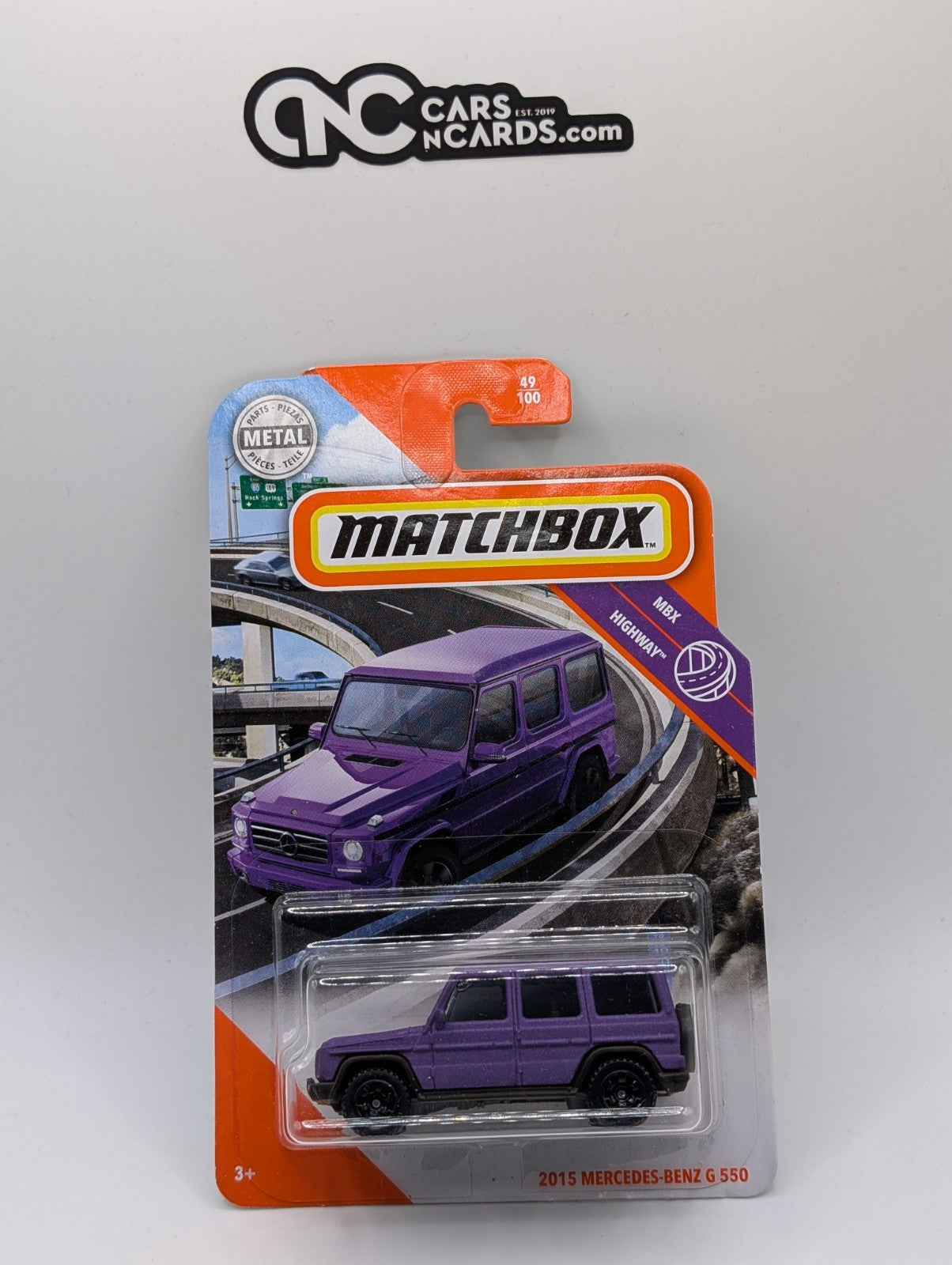 Matchbox 2015 Mercedes-Benz G 550 Purple 49/100