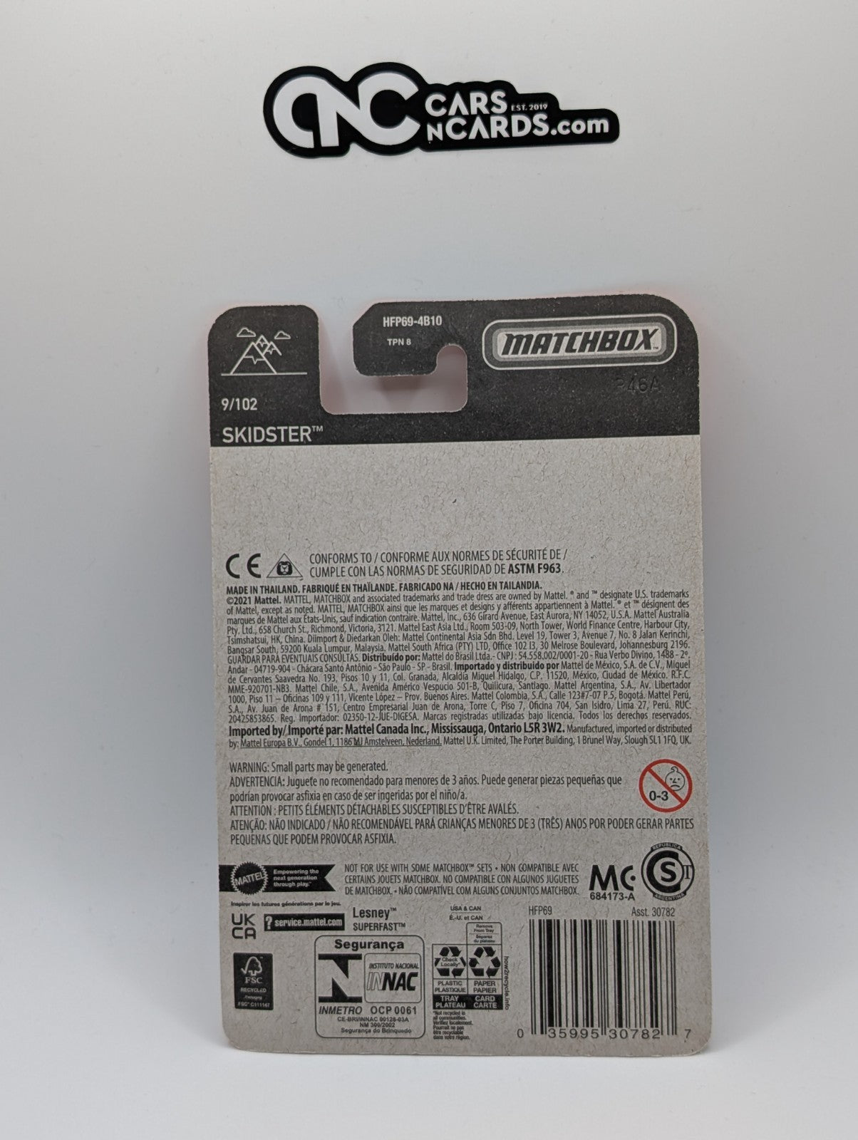 Matchbox Skidster Green 9/102