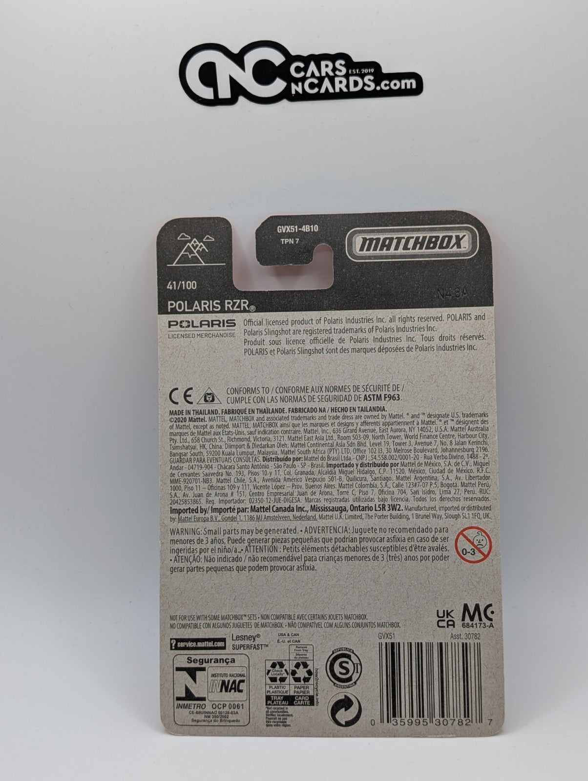 Matchbox Polaris RZR 41/100