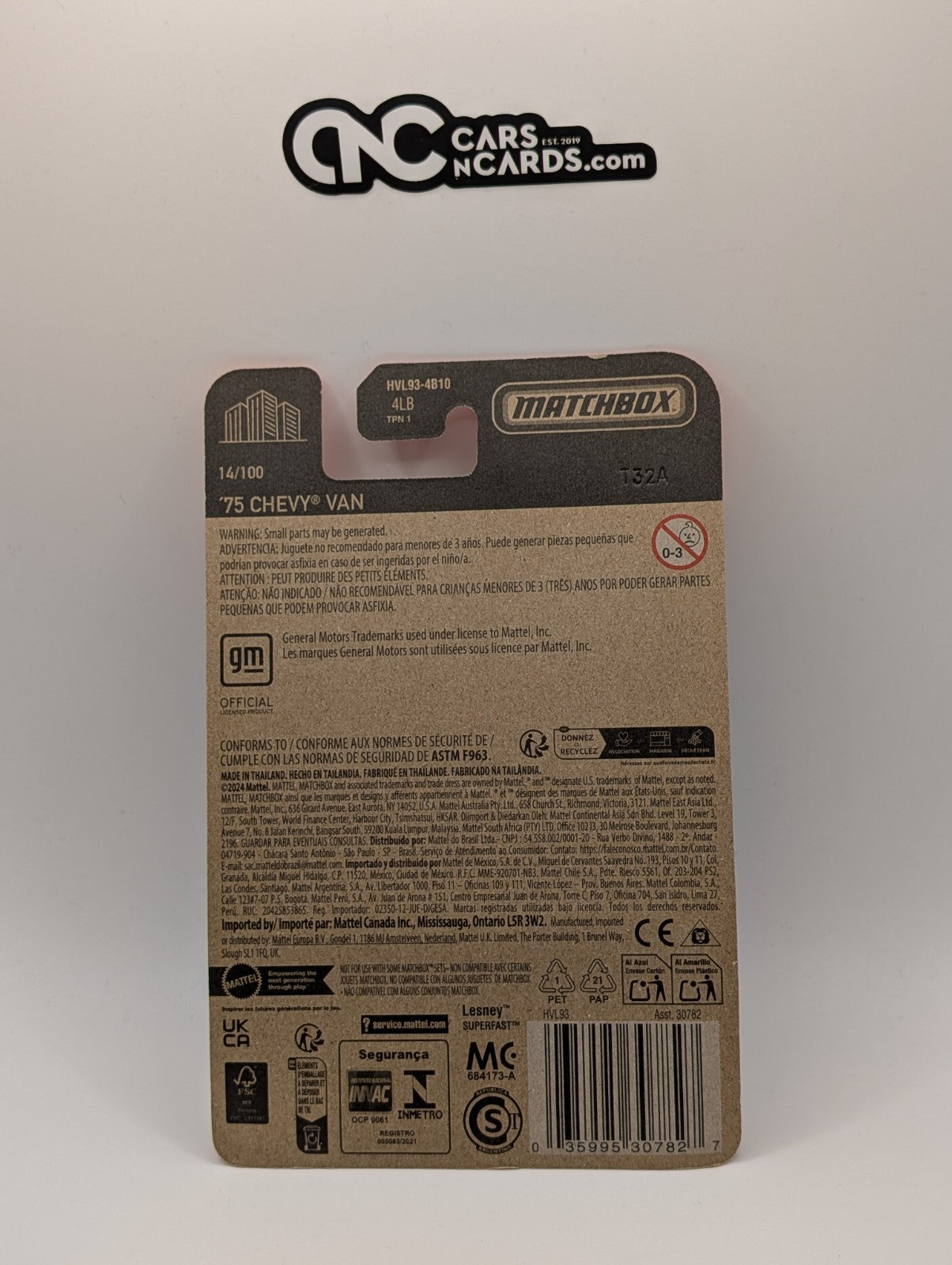 Matchbox '75 Chevy Van Ruff Ruff Rider Mobile Dog Spa 14/100