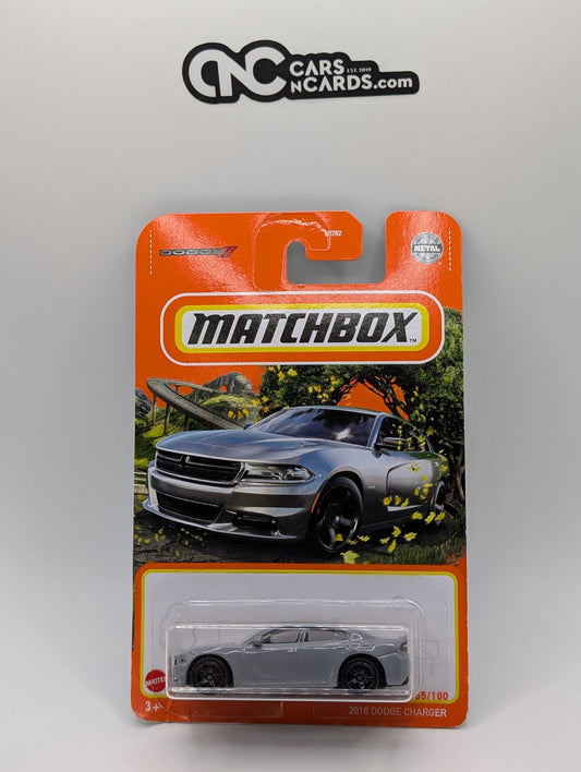 Matchbox 2018 Dodge Charger 55/100 (Card Damage)