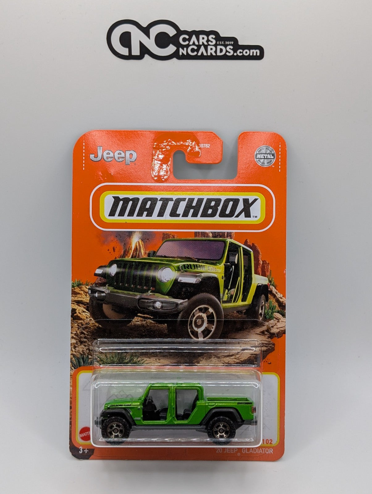 Matchbox '20 Jeep Gladiator Green 7/102 (Soft Corners)