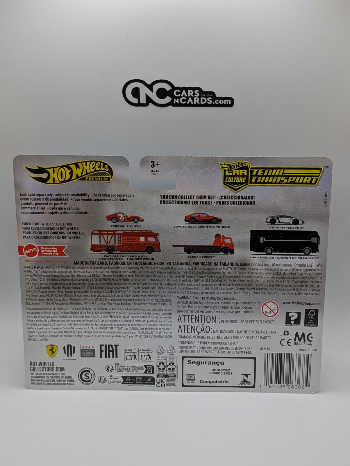 2025 Hot Wheels Premium Car Culture Team Transport #85 Lykan HyperSport