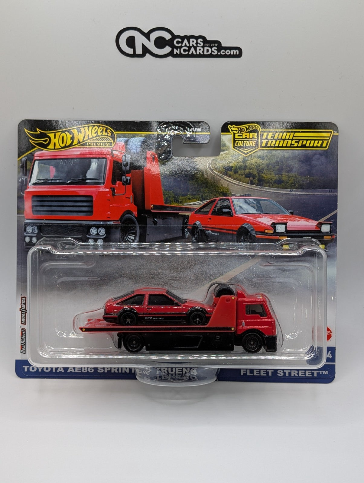 2025 Hot Wheels Premium Car Culture Team Transport #84 Toyota AE86