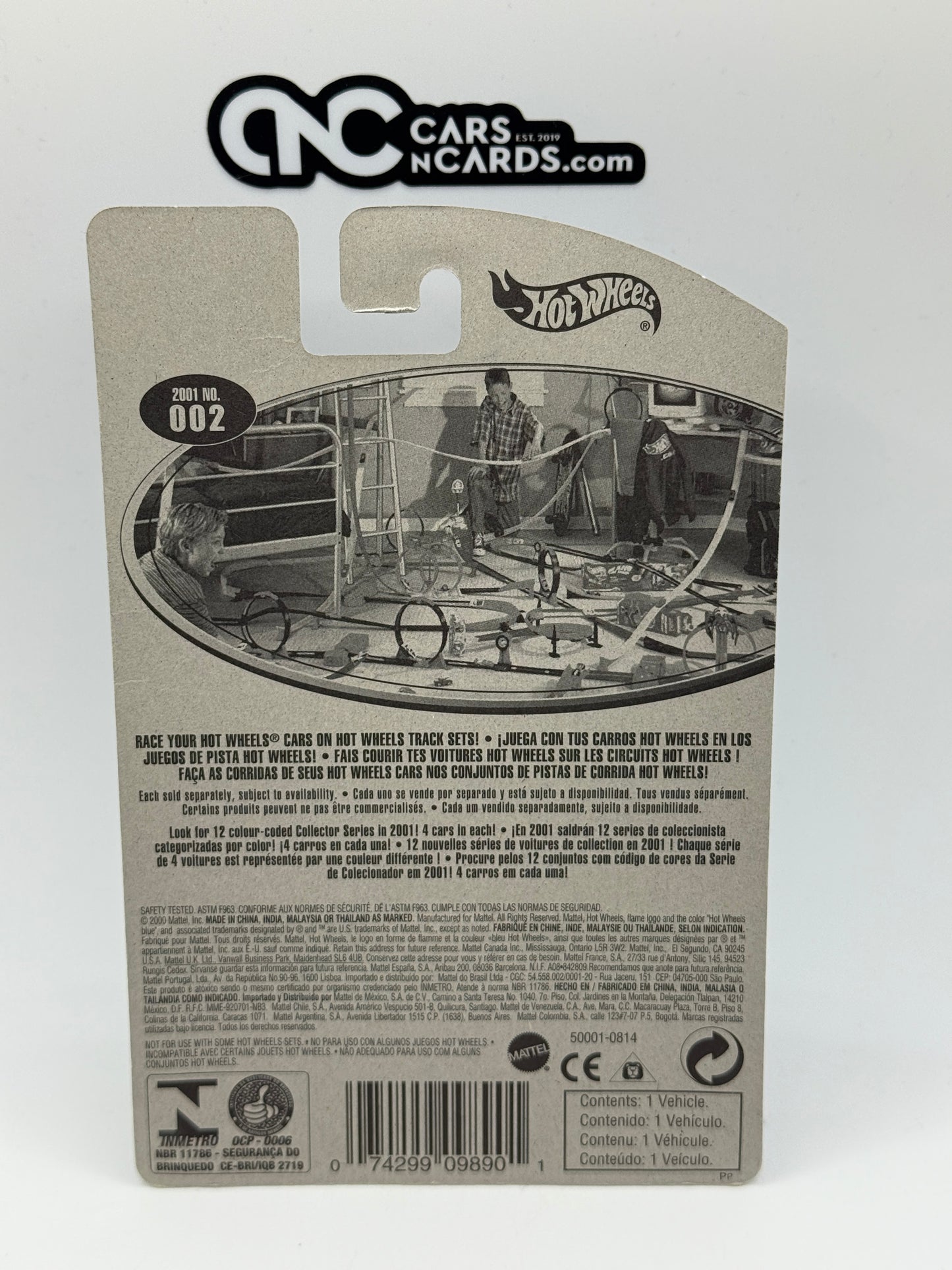 2001 Hot Wheels Treasure Hunt 2/12 Roll Cage #002 Real Riders TH