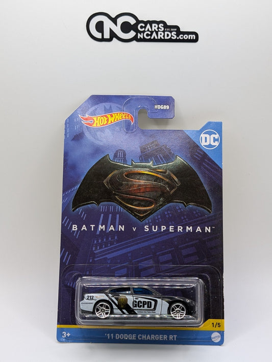 Hot Wheels Batman V Superman 1/5 '11 Dodge Charger SRT (Soft Corners)