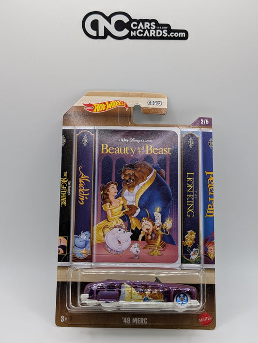 2022 Hot Wheels Disney 2/5 Beauty And The Beast '49 Merc (Soft Corners)