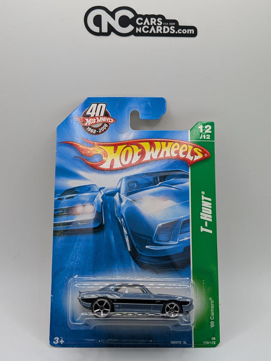 2008 Hot Wheels T-Hunt 12/12 '69 Camaro (Soft Corners)