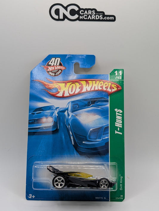 2008 Hot Wheels Super T-Hunt$ 11/12 Drift King (Soft Corners)
