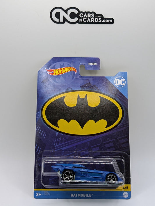 Hot Wheels Batman 4/5 Batmobile Blue (Soft Corners)