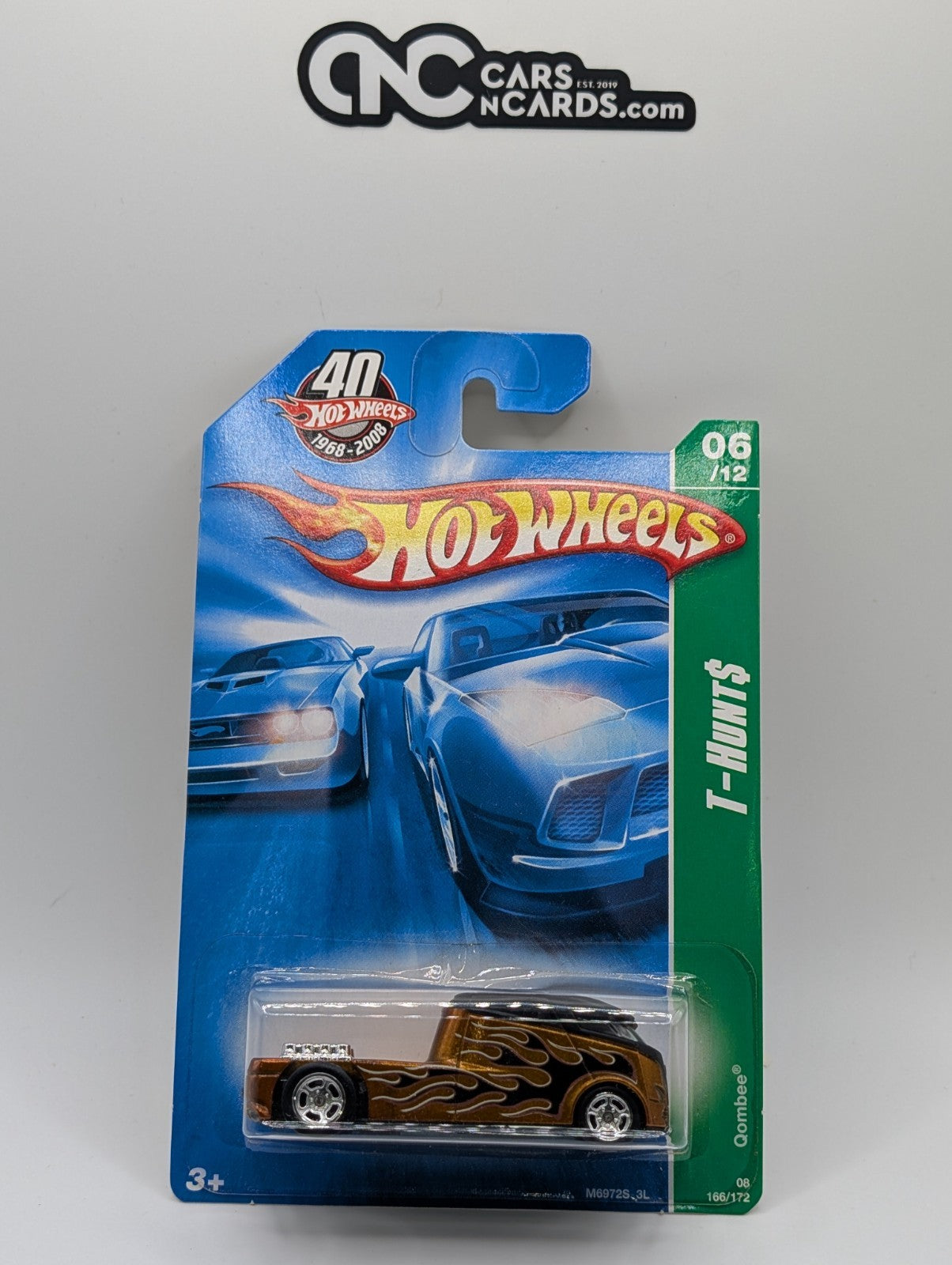2008 Hot Wheels Super T-Hunt$ 06/12 Qombee Real Riders (Soft Corners)