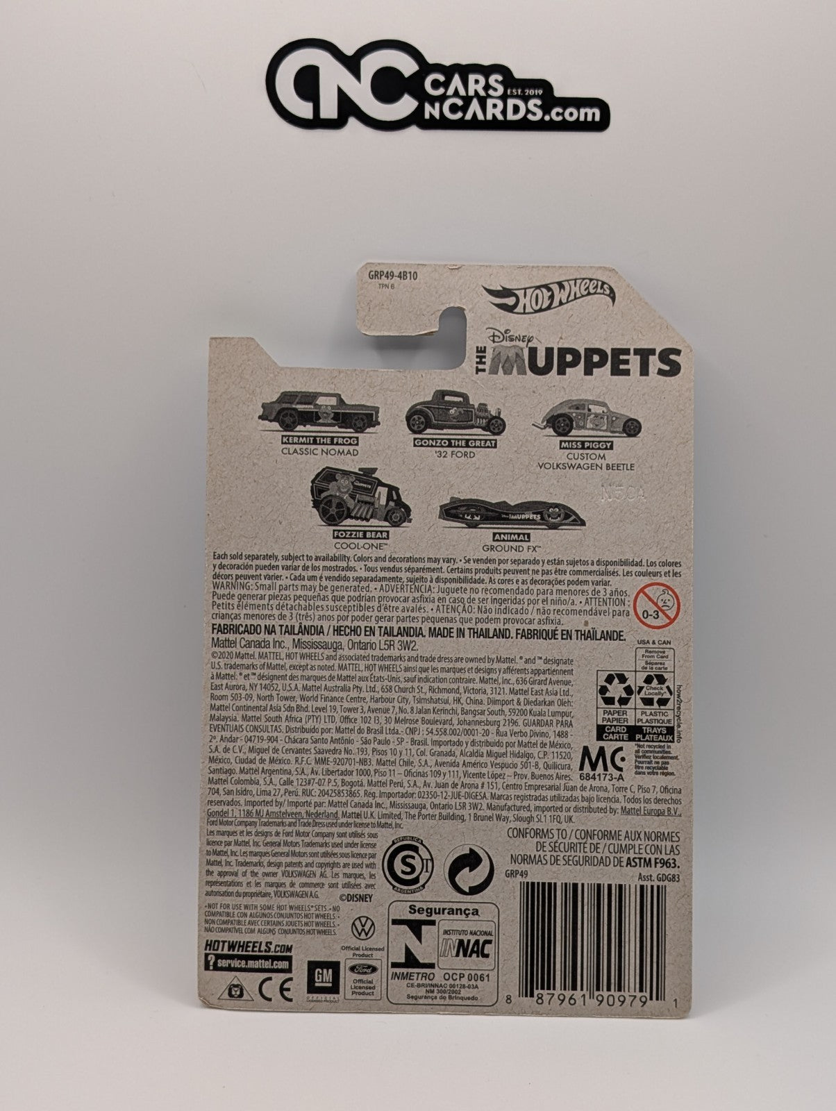 2021 Hot Wheels The Muppets 2/5 Gonzo '32 Ford (Soft Corners)