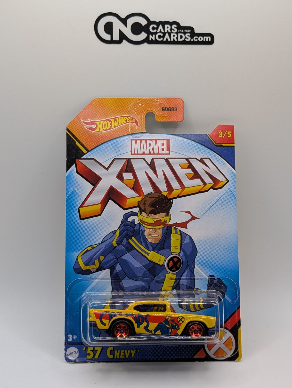 2023 Hot Wheels X-Men Cyclops 3/5 '57 Chevy (Soft Corners)