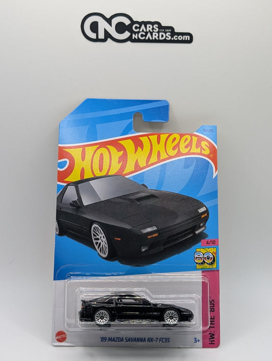 Hot Wheels '89 Mazda Savanna RX-7 FC35 Black 51/250 (Soft Corners)