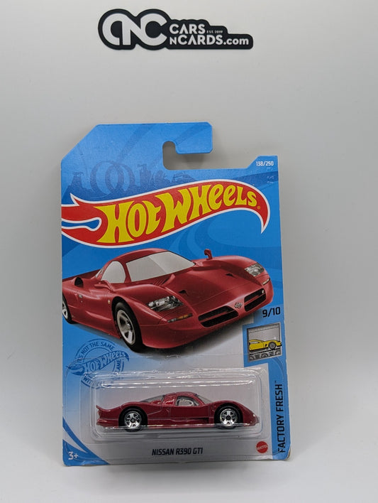Hot Wheels Factory Fresh 9/10 Nissan R390 GTI Red 138/250 (Soft Corners)