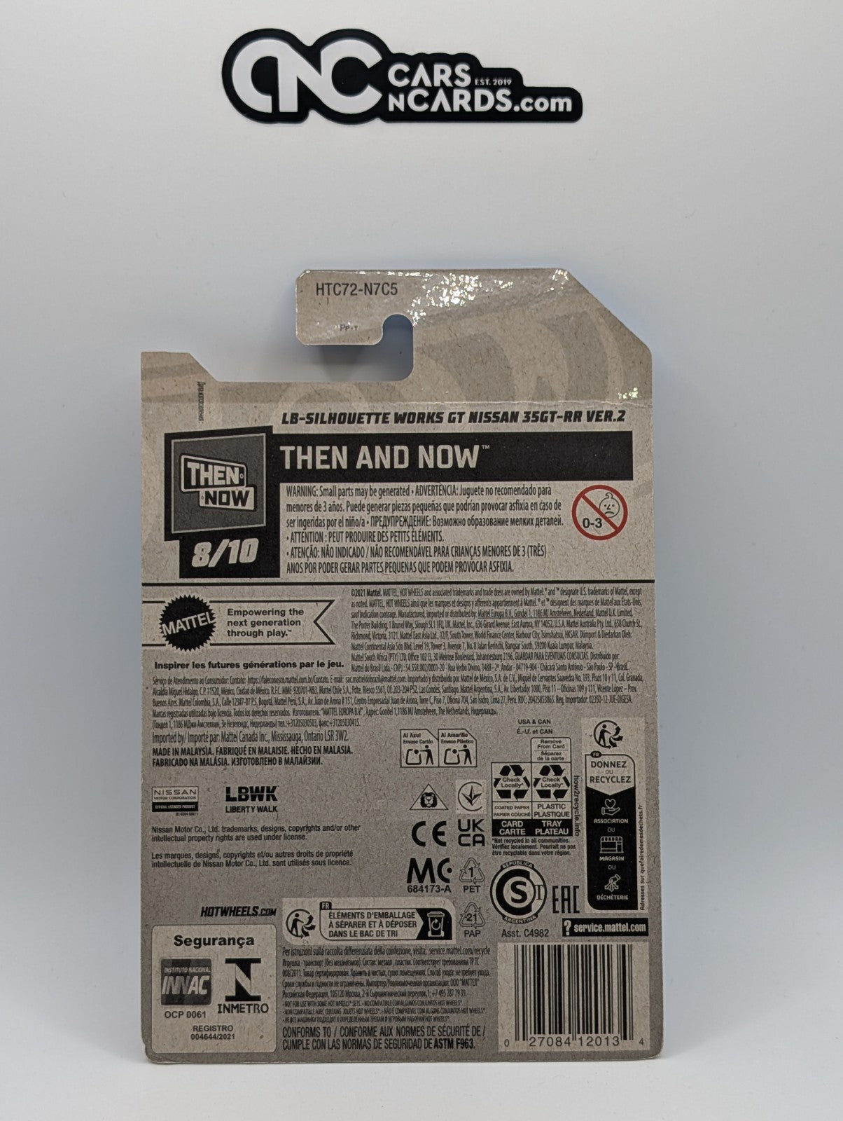 Hot Wheels LB-Silhouette Works GT Nissan 35GT-RR Ver.2 (Hook Crease)