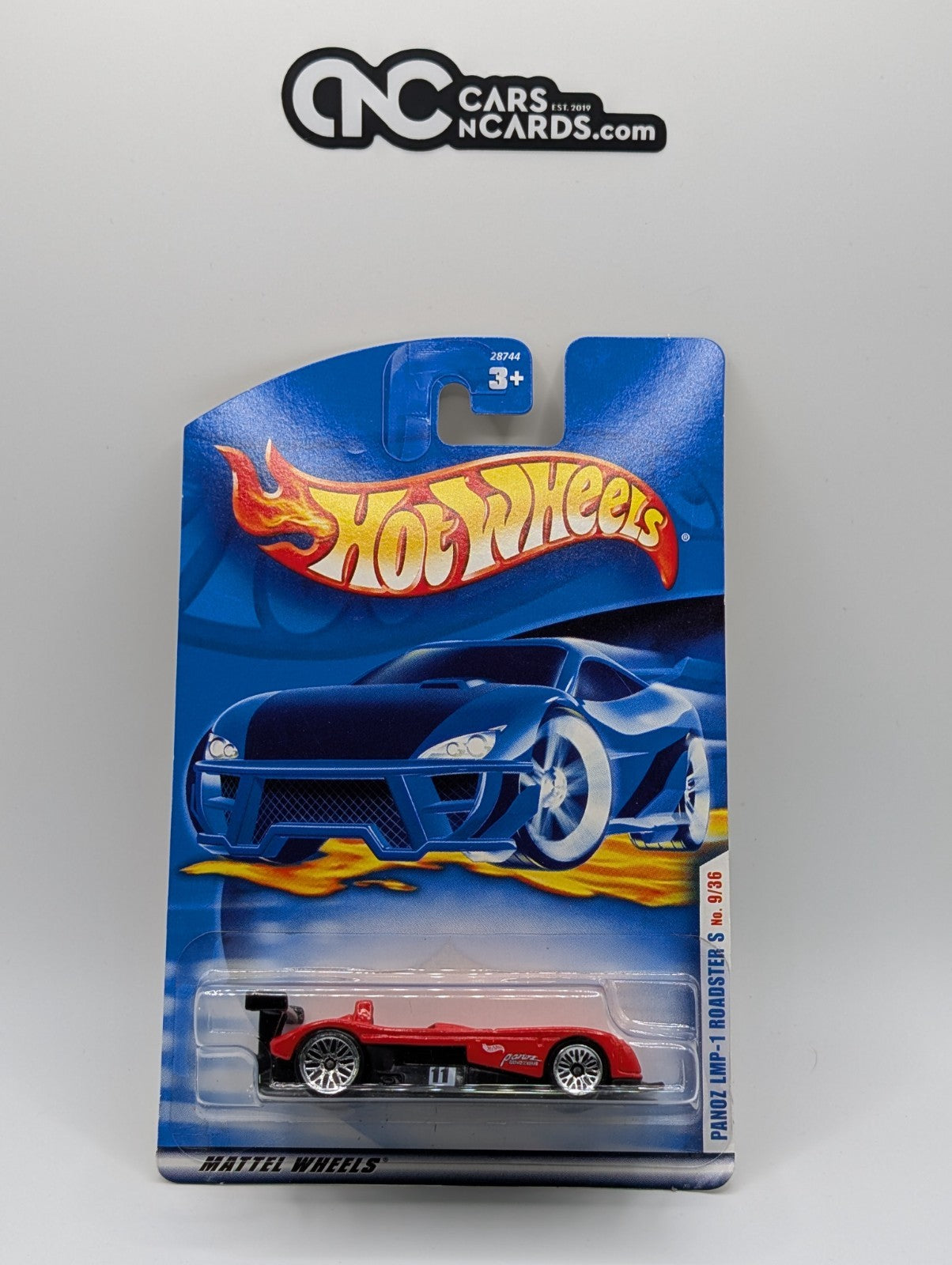 2001 Hot Wheels Panoz LMP-1 Roadster S Red 9/36 (Soft Corners)