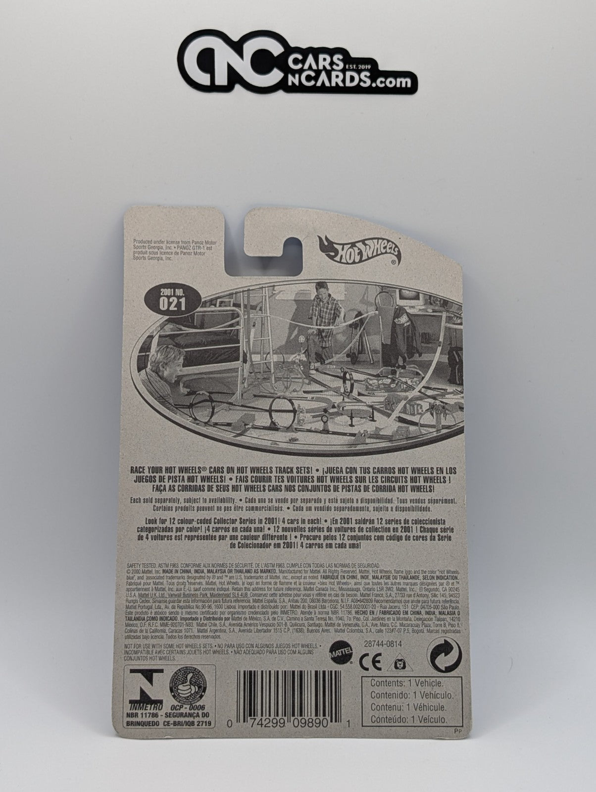 2001 Hot Wheels Panoz LMP-1 Roadster S Red 9/36 (Soft Corners)