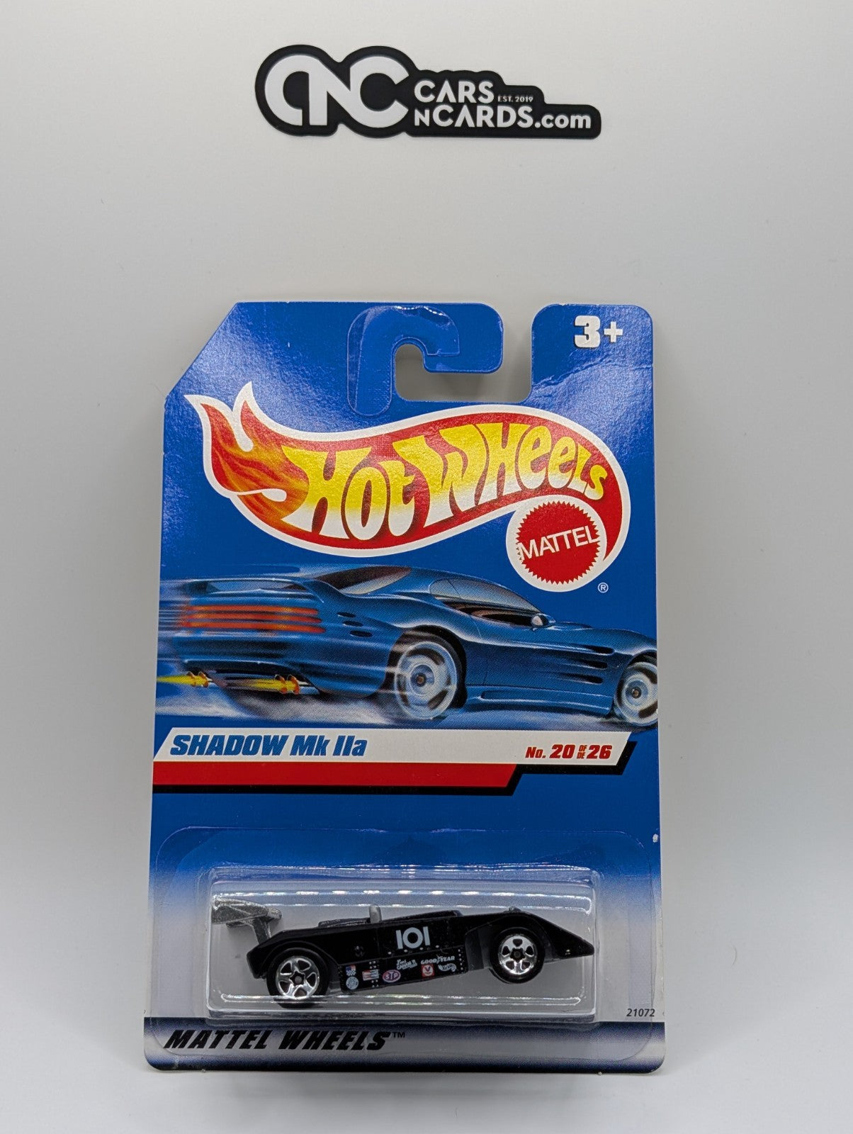 Hot Wheels Shadow Mk IIa Black 20/26 (Card Crease)