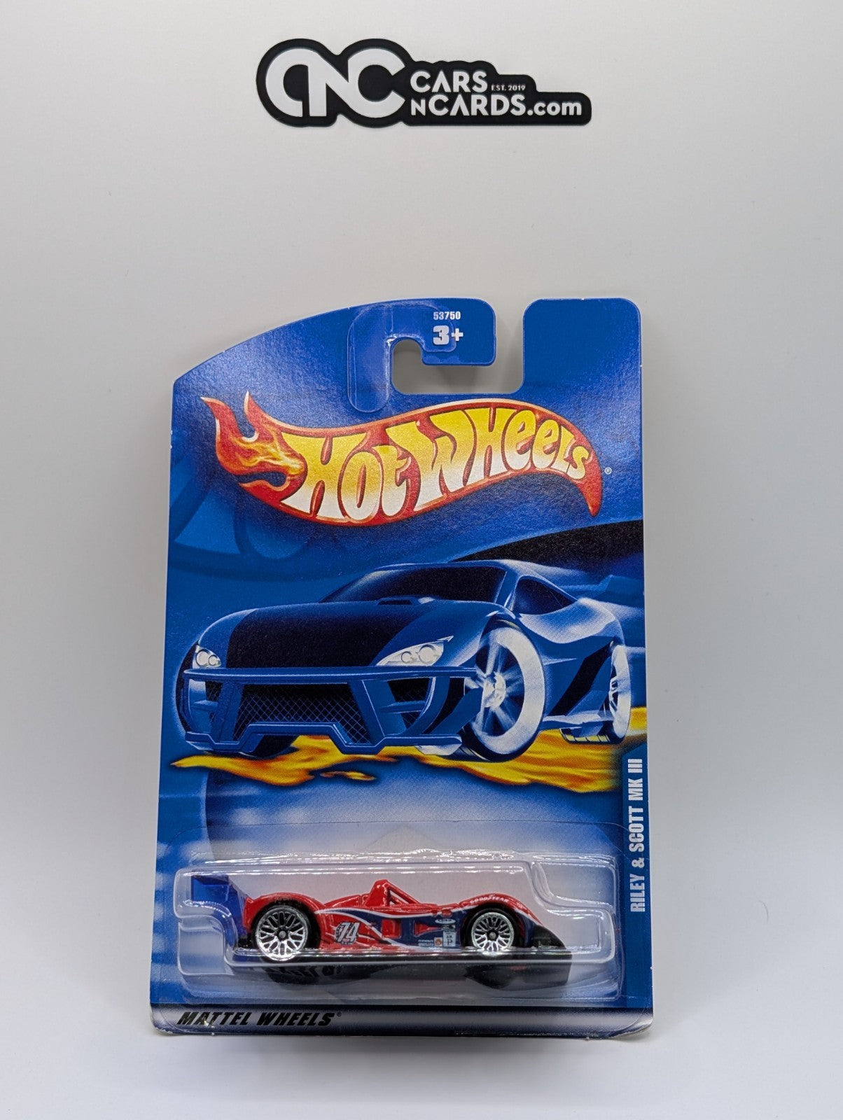 2001 Hot Wheels Riley & Scott Mk III Red Collector #221 (Soft Corners)