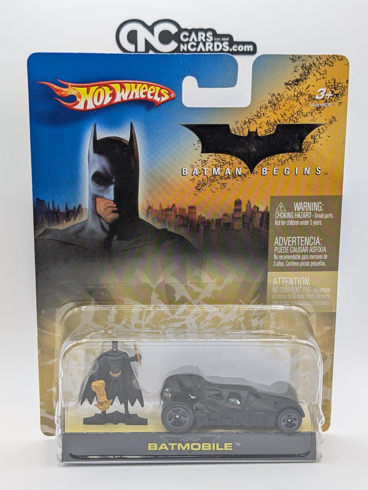 Hot Wheels Batman Begins Batmobile With Mini Figure H6294