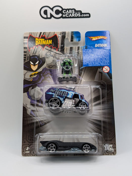 Hot Wheels Batman 2 Pack Mr. Freeze Escapes L1766 (Card Crease)