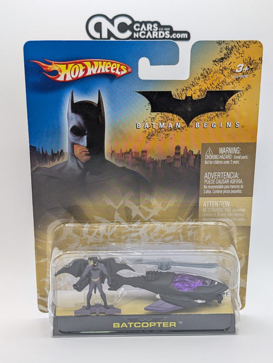 Hot Wheels Batman Begins Batcopter With Mini Figure H6297