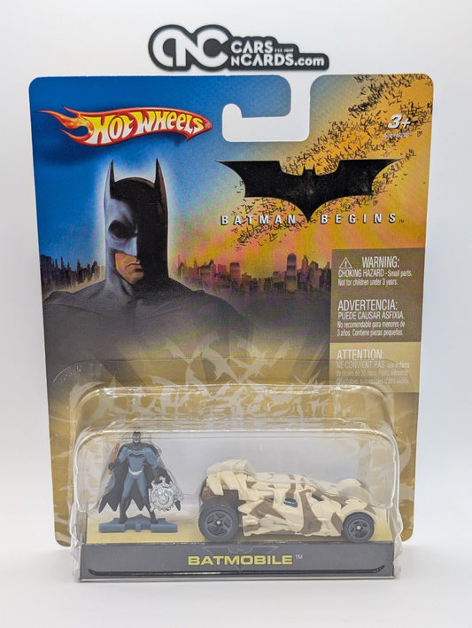 Hot Wheels Batman Begins Camo Batmobile With Mini Figure H6295