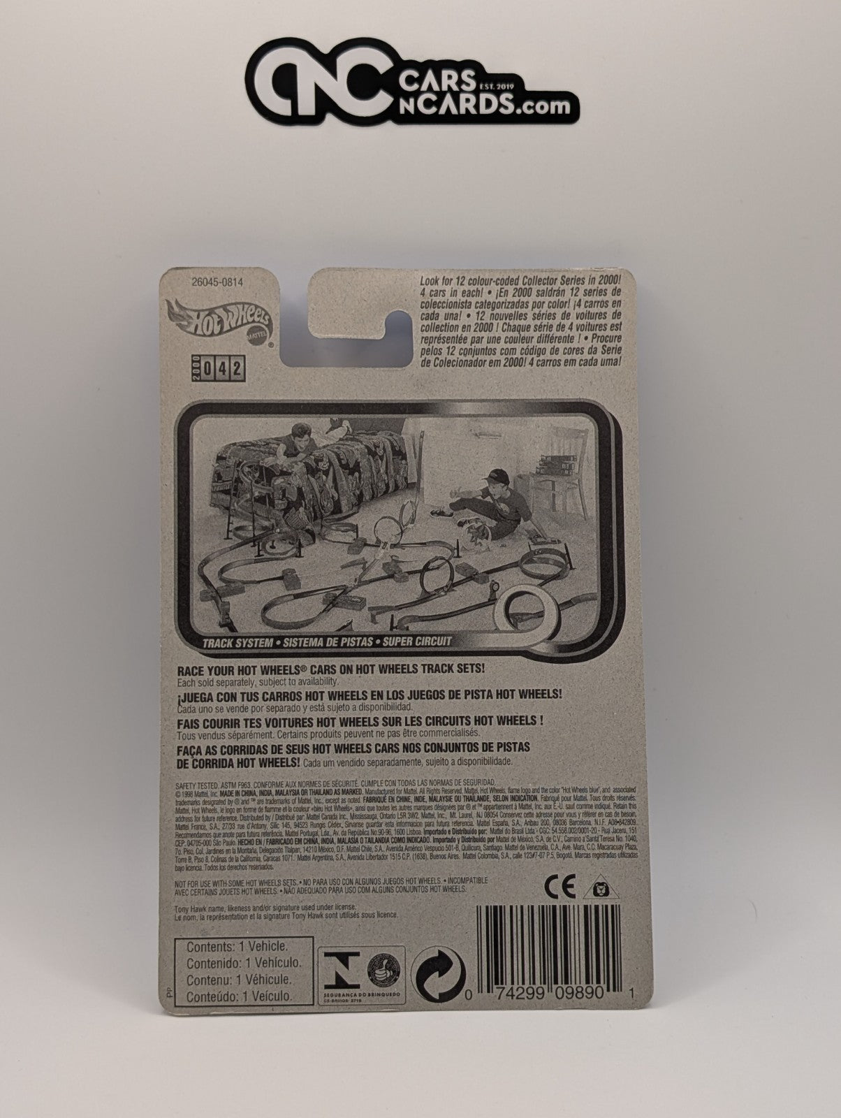 2000 Hot Wheels Sol-Aire CX4 Tony Hawk 2/4 Birdhouse Collector #42