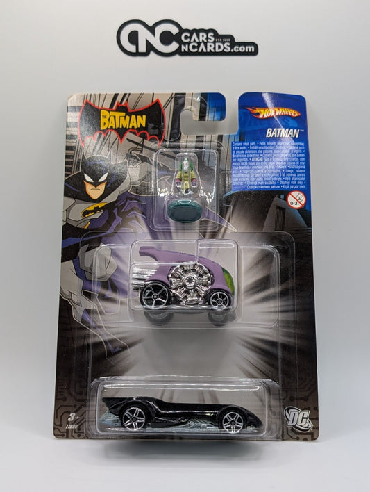 Hot Wheels Batman 2 Pack The Joker's Last Laugh Cyclops Batmobile L1767 (Crease)