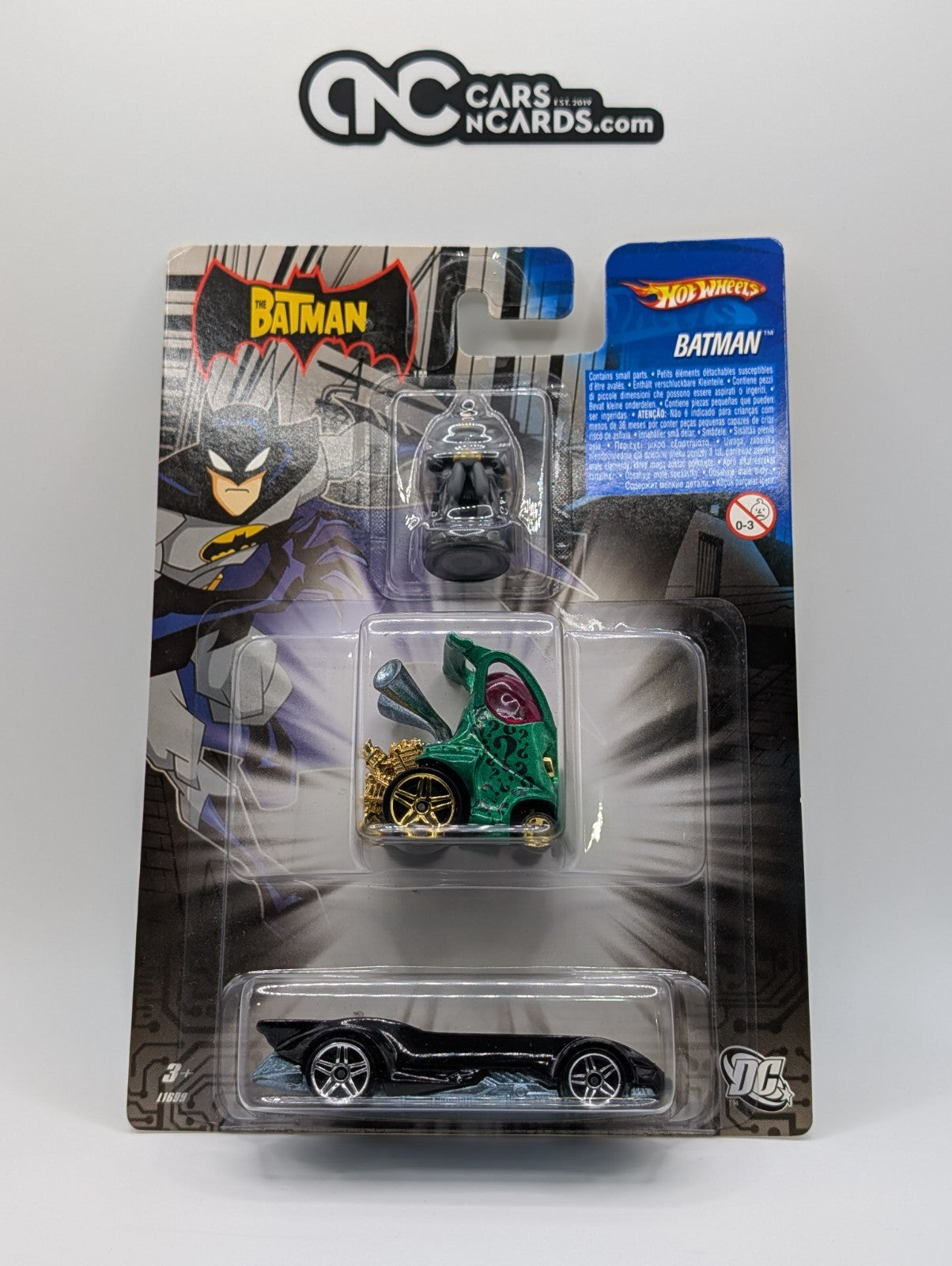 Hot Wheels Batman 2 Pack The Riddler's Rampage Batmobile L1764 (Soft Corners)