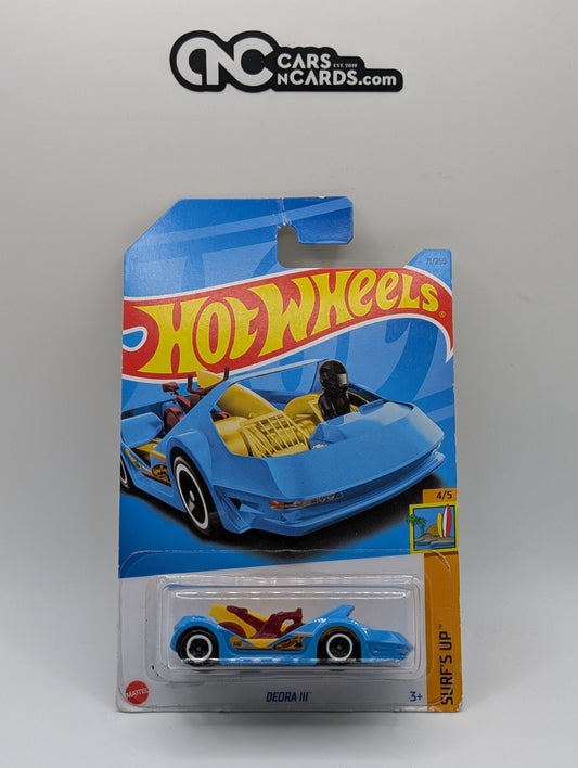 Hot Wheels Surf's Up 4/5 Deora III Blue 71/250 (Damaged Card)
