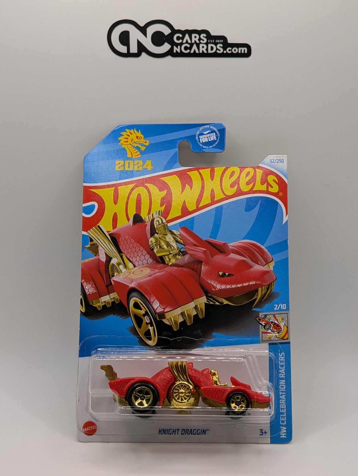 2024 Hot Wheels Knight Draggin' 52/250 (Soft Corners)