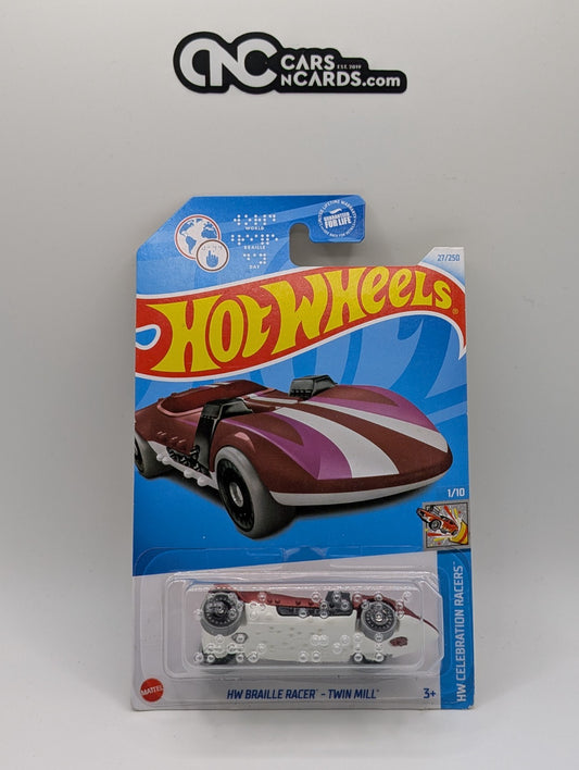 2024 Hot Wheels Braille Racer - Twin Mill 27/250 (Soft Corners)