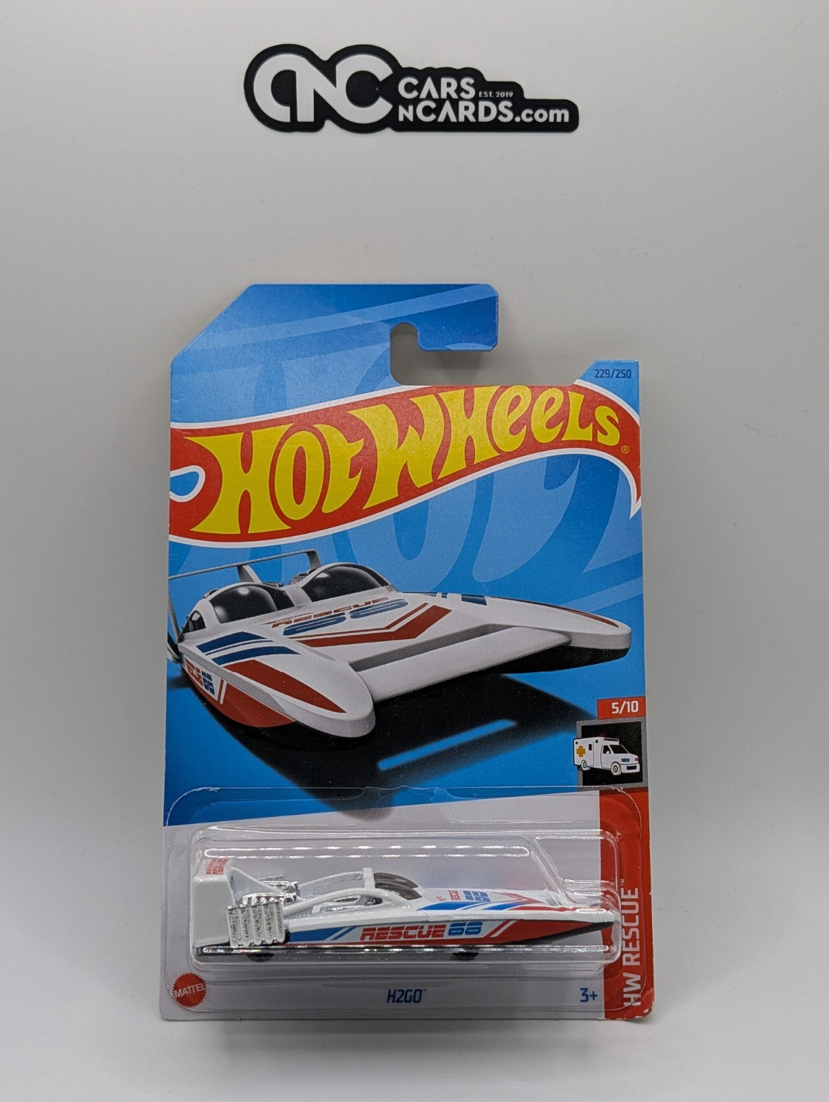 Hot Wheels HW Rescue 5/10 H2GO 229/250 (Soft Corners)