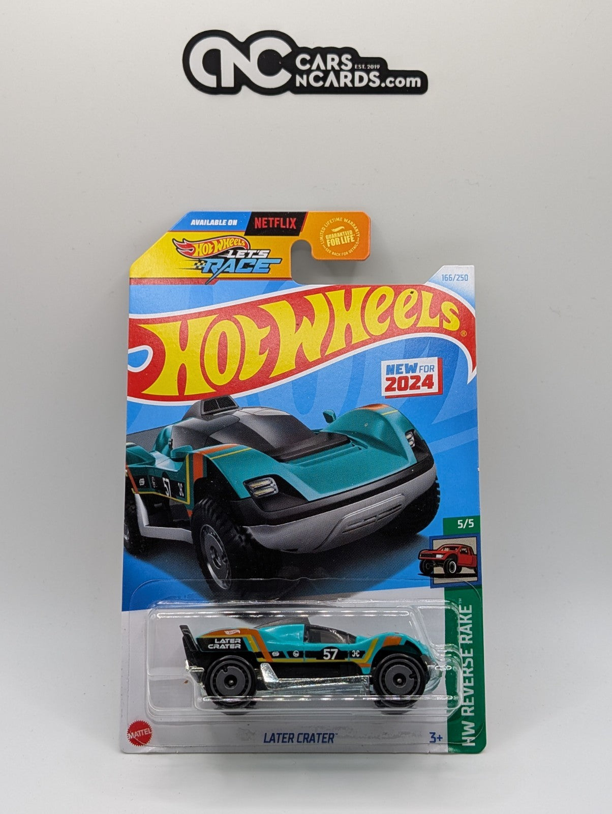 2024 Hot Wheels HW Reverse Brake 5/5 Later Crater 166/250 (Soft Corners)
