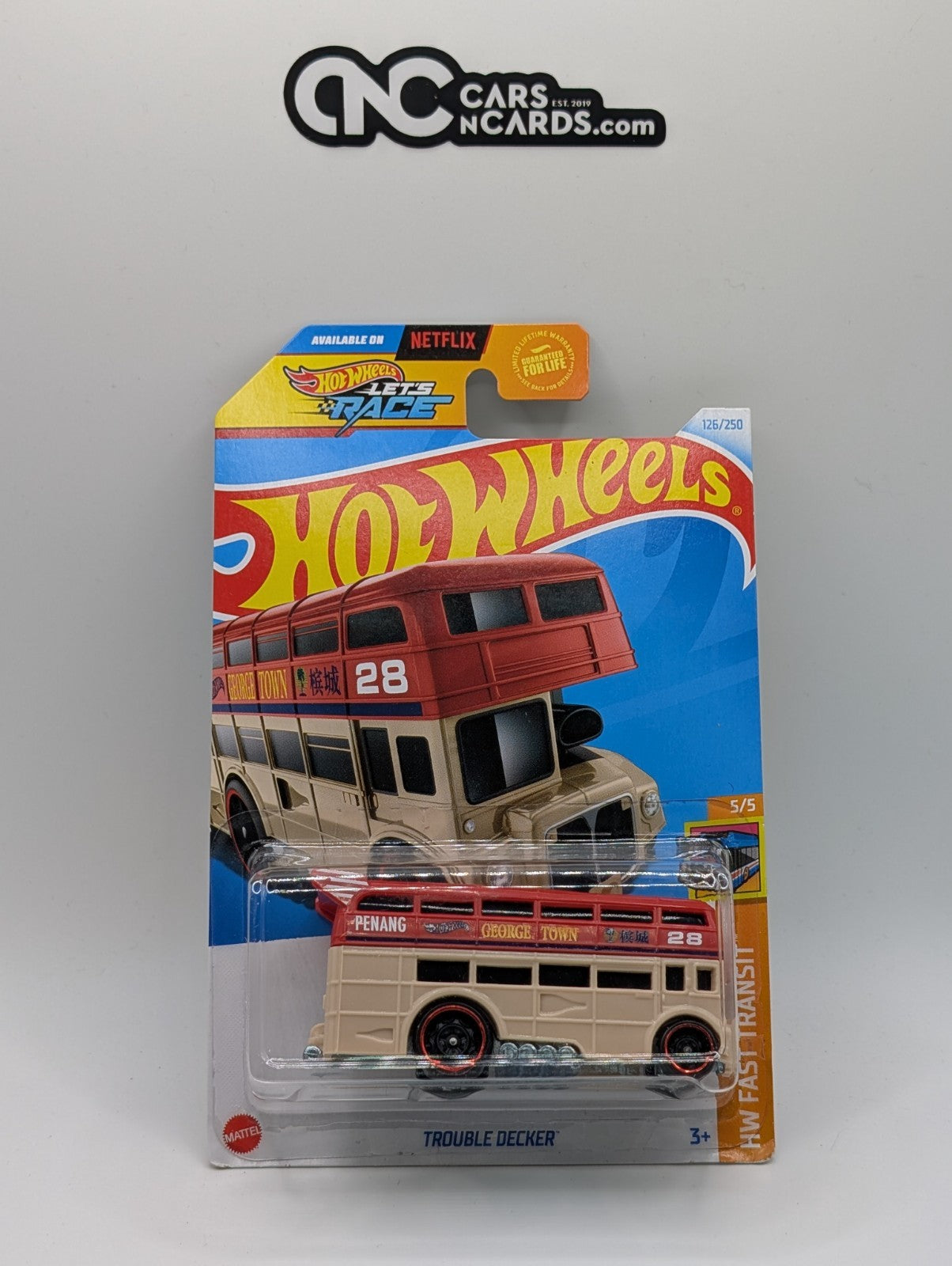 2024 Hot Wheels HW Fast Transit 5/5 Trouble Decker 126/250 (Soft Corners)